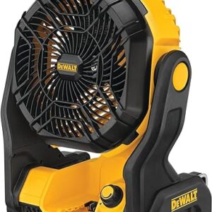 DEWALT 20V MAX Jobsite Fan, Cordless, Portable, Bare Tool Only (DCE512B)
