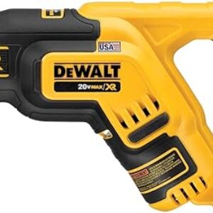 DEWALT 20V MAX* XR Reciprocating Saw, Compact, Tool Only (DCS367B), Black